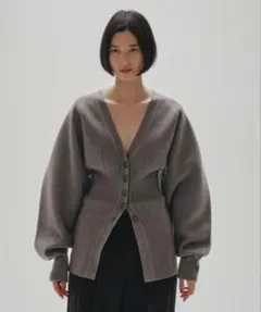 TODAYFUL ★ Waistshape Knit Cardigan TODAYFUL Waistshape Knit Cardigan グレー - メルカリ