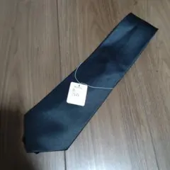 は*ん様 撥水加工 黒 絹100% ネクタイ ノーマル