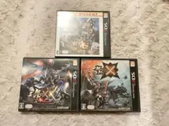 モンスターハンターシリーズ3本セット・4G/X/XX