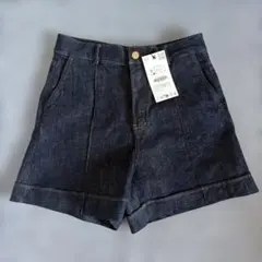 ZARA デニムショートパンツ Sサイズダク付きのサムネイル