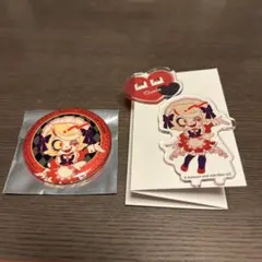 ハズビンホテル アニメイトカフェ チャーリー ミニアクリルスタンド 缶バッジ