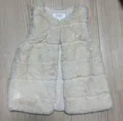 ZARA フェイクファー ベスト 120cm