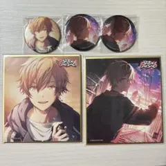 プロセカ 東雲彰人 色紙 グリッター缶バッジ