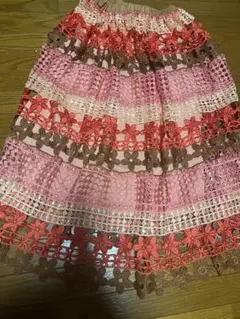 チェスティー フラワー レース スカート