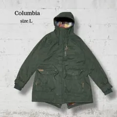Columbia コロンビア マウンテンパーカー 裏地チェック カーキメンズLのサムネイル