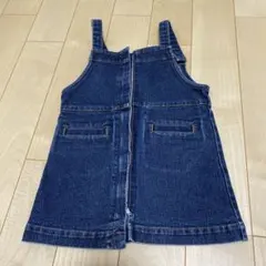 デニム ジャンバースカート サイズ90