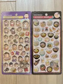 正規品 ボンボンドロップシール 和柄 新品 新作 ラーメン　お相撲さん　レア