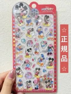 正規品♡ディズニーミッキーミニー♡3dシール