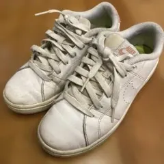 Nike ホワイト ローカット スニーカー 22.5cm