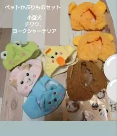 猫のかぶりもの　ねこくまちゃん　犬かぶりもの　犬帽子　ペットかぶりもの　ガチャ