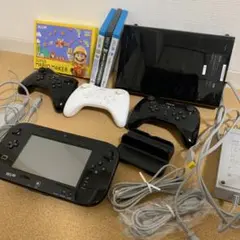 Nintendo WiiU Proコントローラー3つ ソフト4本