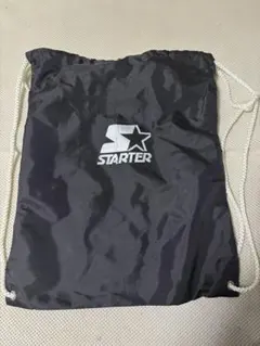 STARTER ナップサック ブラック ナイロンのサムネイル