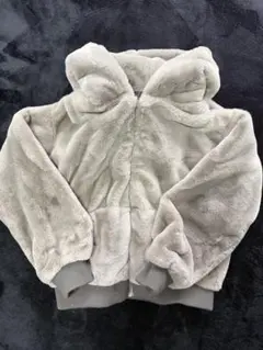 Bershika グレー ファー ジャケット Mサイズ