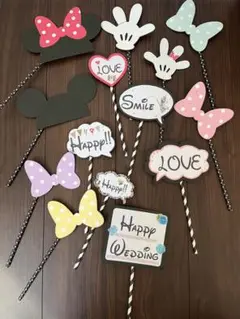 ハンドメイド　フォトプロップス 14点セット【お値下げ中‼️】