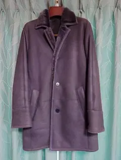 定価50万超 イタリア製 ムートンコート ENRICO MANDELLI