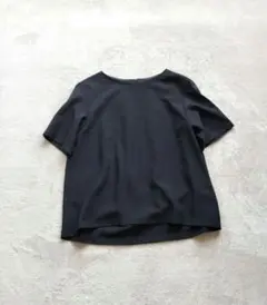 新品未使用✨️Theory ワイドスリーブ Vネック ブラウス 洗える 黒