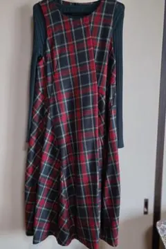 CRESCENT チェックジャンパースカート