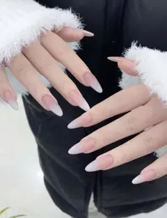 No.105 ネイルチップフレンチホワイト