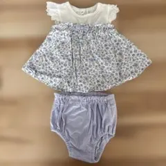 ELFIN DOLL ベビー セットアップ 花柄 70cm