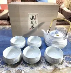 茶器セット 雅峰窯 煎茶器揃 急須 湯呑5客 K265314 - メルカリ