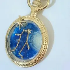 確認用☆宇宙と12星座のネックレス ふたご座