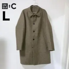 ブラウン ステンカラーコート