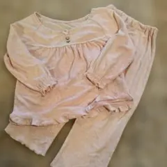 女の子 長袖 ピンク パジャマ セット 110