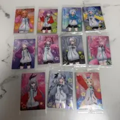ホロライブ　アニメキャラクターカード 11枚セット