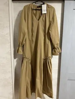 zara トレンチ風ワンピース　新品未使用