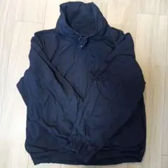 GU 黒 フード付き ナイロンジャケット S