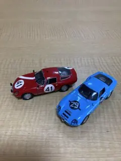 アルファロメオジュリアGTA1967＆ラリー仕様1 /43 プロジェトK製2台