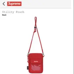新品 Supreme Utility Pouch Red ショルダーポーチ 赤 - メルカリ