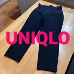 UNIQLO スマートアンクルマタニティパンツ ネイビー Lサイズのサムネイル
