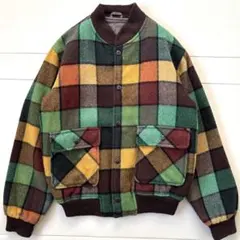 【OLD】UNENO IRYO マルチカラー　ウールブルゾン