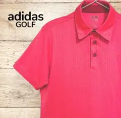 adidas ポロシャツ 赤 CLIMA COOL ゴルフメンズ M 美品のサムネイル