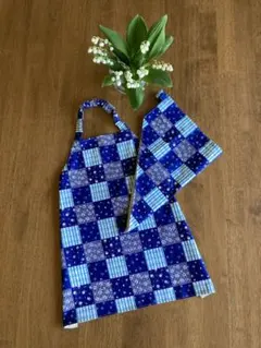＊＊ハンドメイド＊キッズエプロンand 三角巾＊＊110サイズ