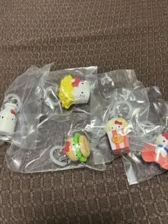 ハローキティ　ガチャガチャ　めじるしアクセサリー　アメリカンデザイン　コンプ