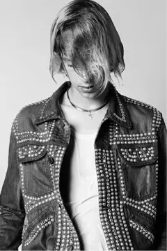 16SS SAINT LAURENT PARIS スタッズ デニムジャケットのサムネイル