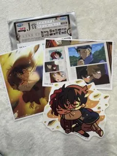 名探偵コナン セガラッキーくじ J賞 ブロマイド＆ステッカーセット