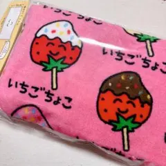 おえかきさん フェイスタオル タオル いちごちょこ いちご チョコのサムネイル