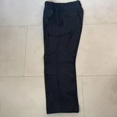 「カーゴパンツ・ワークパンツ」ストレッチ多機能ポケット付きダークグレーブルー、M