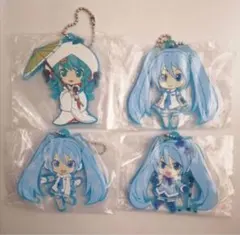 初音ミク　ラバーキーホルダー
