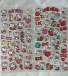 サンリオ　3Dシール　キティ　2枚セット