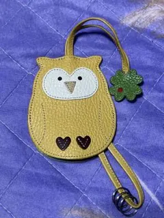 IBIZA Animada（アニマーダ）フクロウ型牛革キーホルダー
