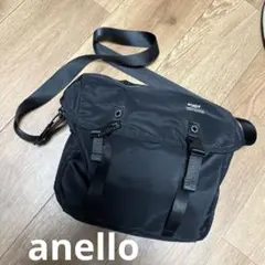 美品‼️anello ショルダーバッグ ブラック　肩掛け