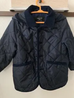 COMME CA ISM ネイビー キルティングジャケット 100A