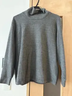 【期間限定出品】ユニクロ UNIQLO ソフトニットフリースリブハイネックT