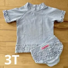 RuffleButts 水着 ラッシュガード 3T