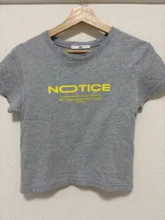 SLY グレー 半袖 Tシャツ ロゴプリントのサムネイル