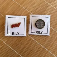 今市隆二　RILY ロゴピンと缶バッジセット